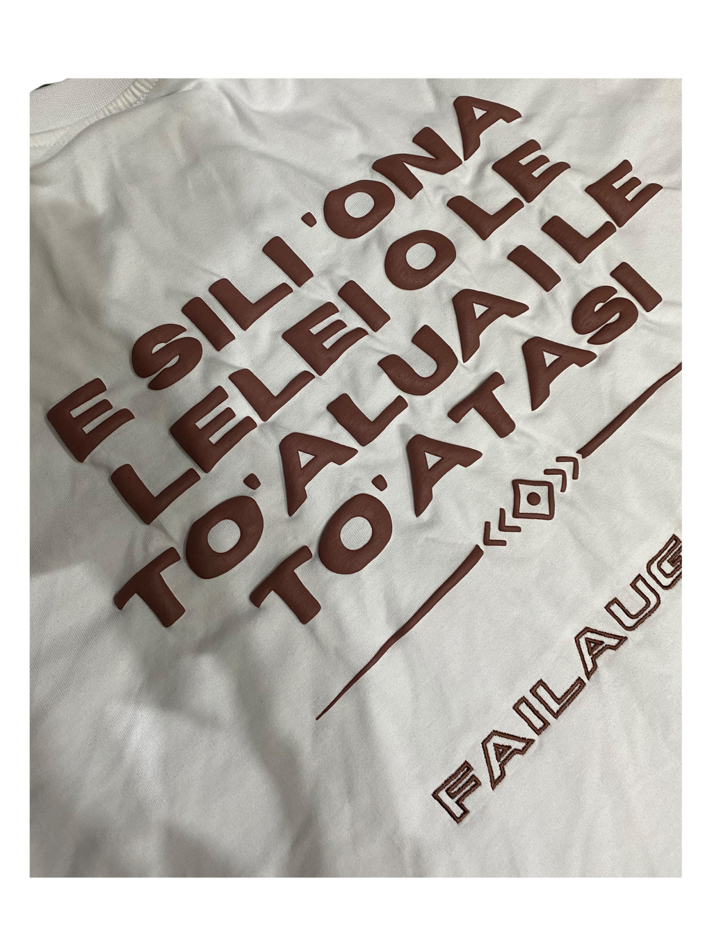 FAILAUGA 4:9 TEE - WHITE