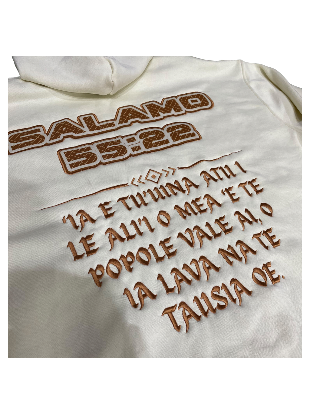 SALĀMO 55:22 HOODIE - OFF WHITE