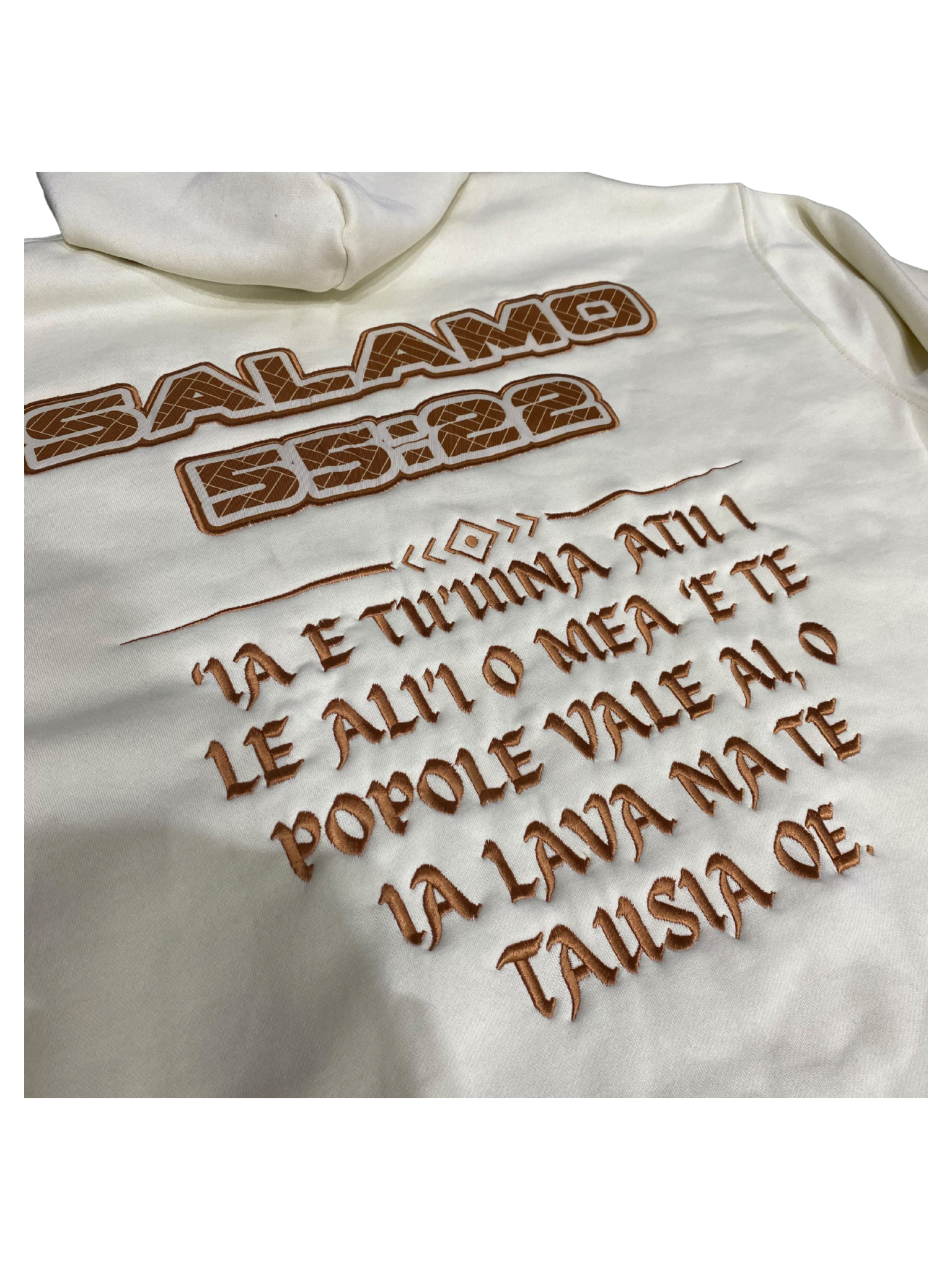 SALĀMO 55:22 HOODIE - OFF WHITE